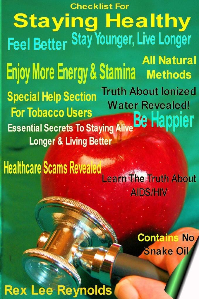 Checklist For Staying Healthy