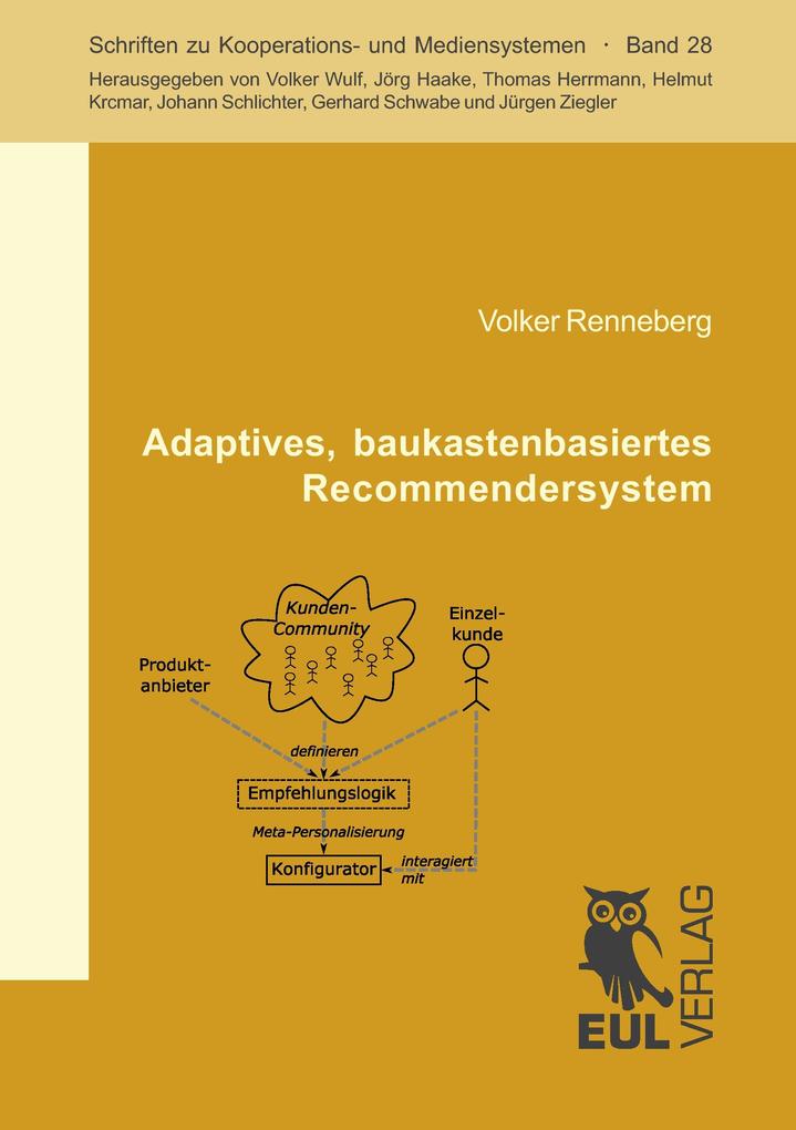 Adaptives baukastenbasiertes Recommendersystem