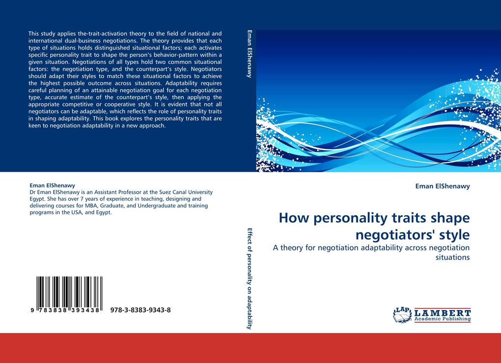 How personality traits shape negotiators'' style