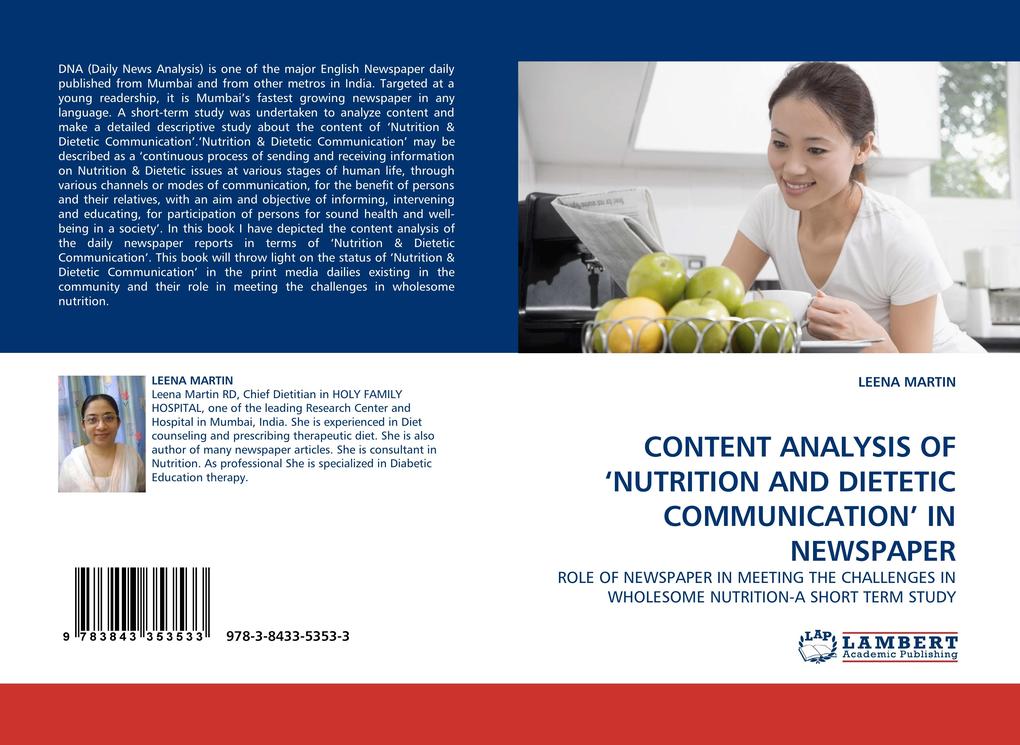 CONTENT ANALYSIS OF 'NUTRITION AND DIETETIC COMMUNICATION'' IN NEWSPAPER