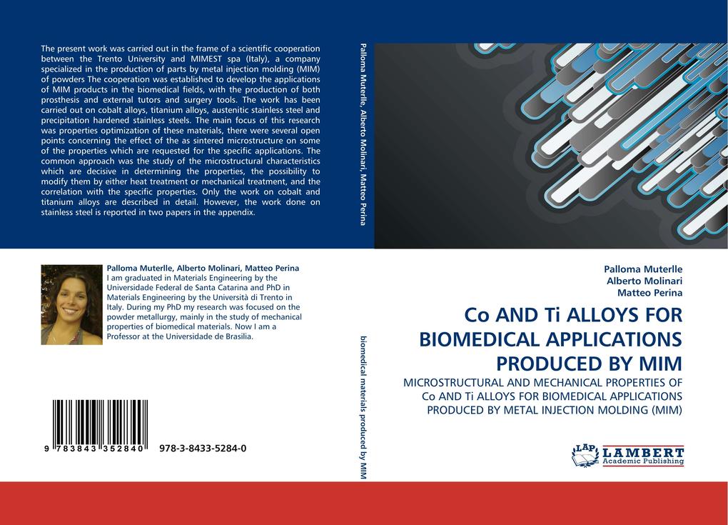 Co AND Ti ALLOYS FOR BIOMEDICAL APPLICATIONS PRODUCED BY MIM