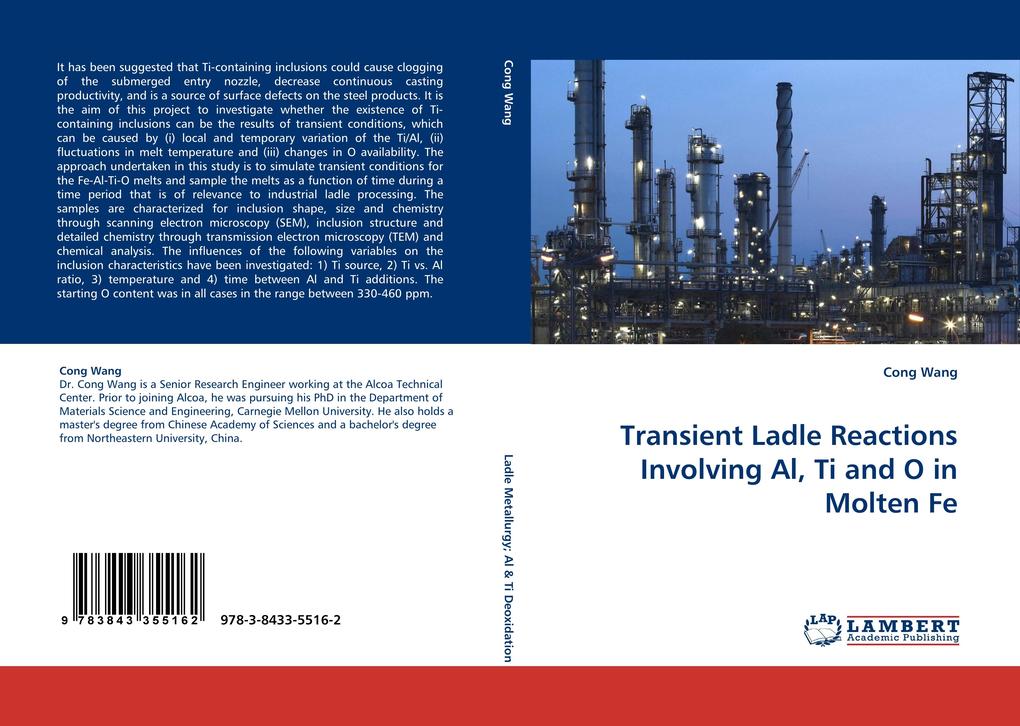 Transient Ladle Reactions Involving Al Ti and O in Molten Fe