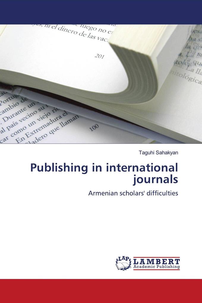 Publishing in international journals