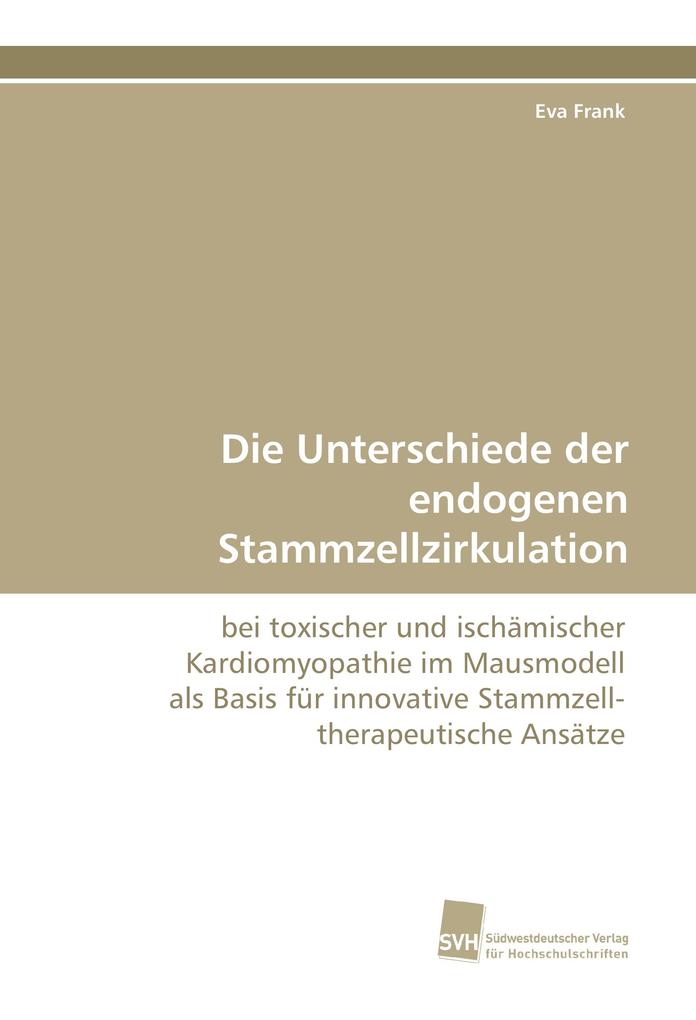 Die Unterschiede der endogenen Stammzellzirkulation