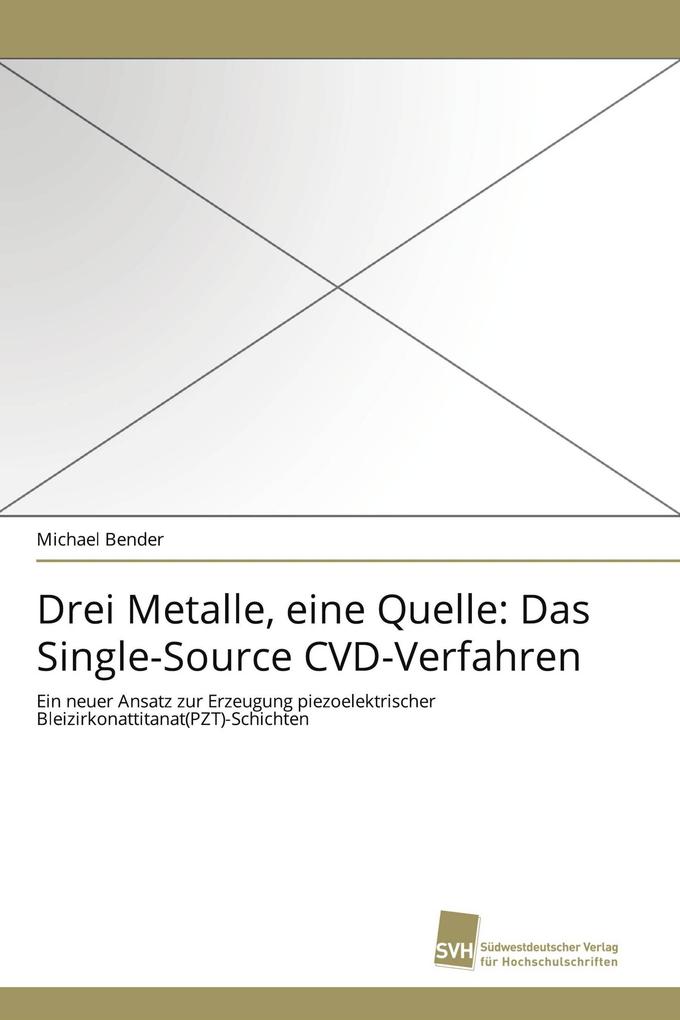 Drei Metalle eine Quelle: Das Single-Source CVD-Verfahren