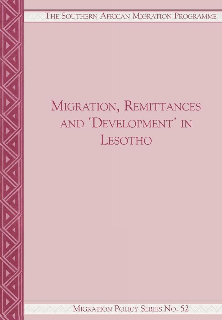 Migration Remittances and Development