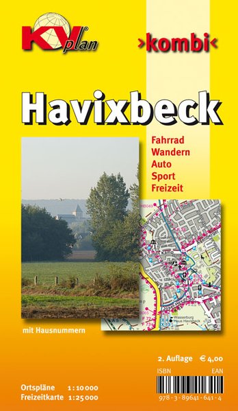 Havixbeck KVplan Radkarte/Wanderkarte/Stadtplan 1:25.000 / 1:10.000 - Sascha René Tacken