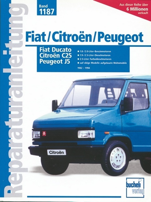 REPARATURANLEITUNG FIAT DUCATO 280 290 Peugeot J5 Citroën C25 Handbuch REPARATUR - Image 19
