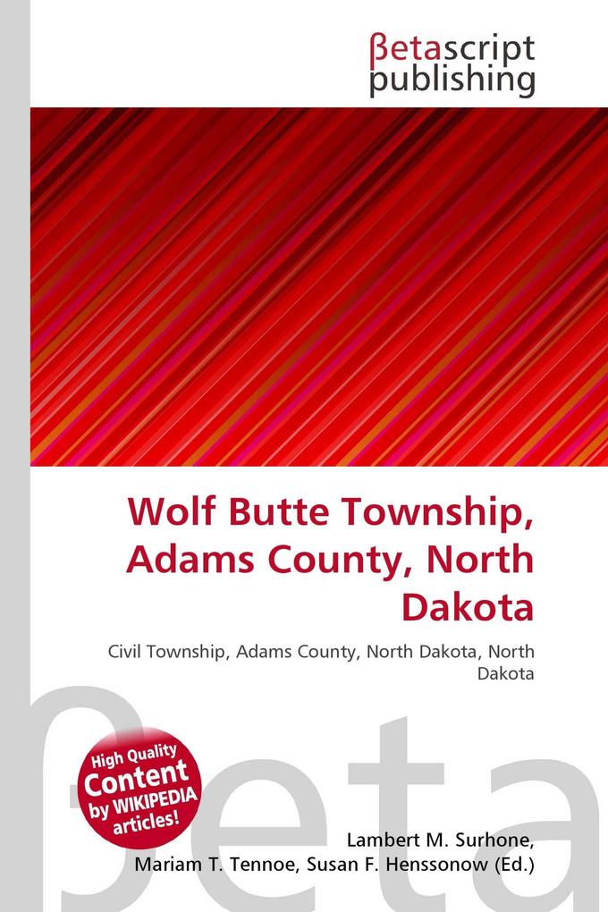 Wolf Butte Township Adams County North Dakota