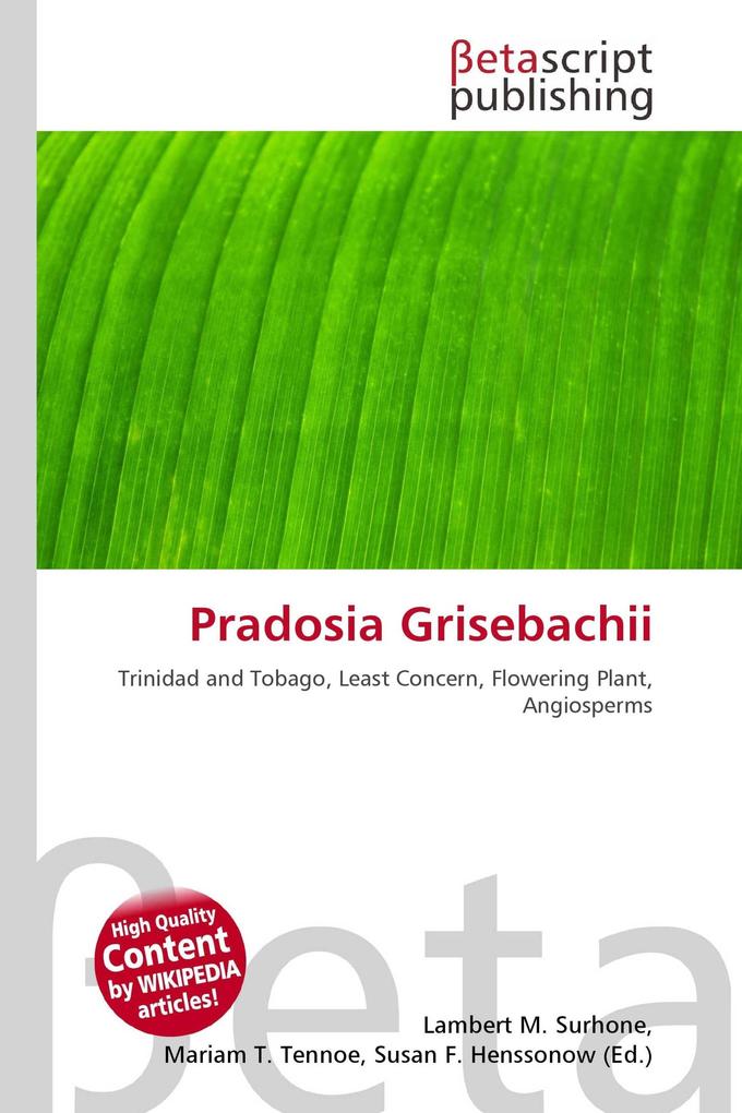 Pradosia Grisebachii