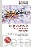 List of University of Texas at Austin Presidents