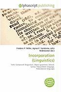 Incorporation (Linguistics)