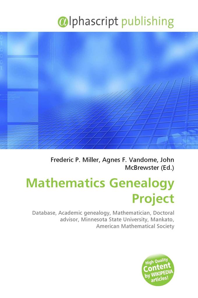 Mathematics Genealogy Project