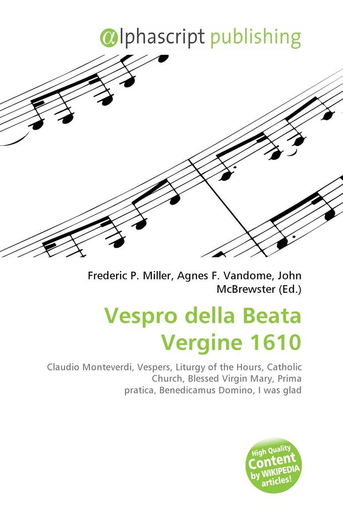 Vespro della Beata Vergine 1610