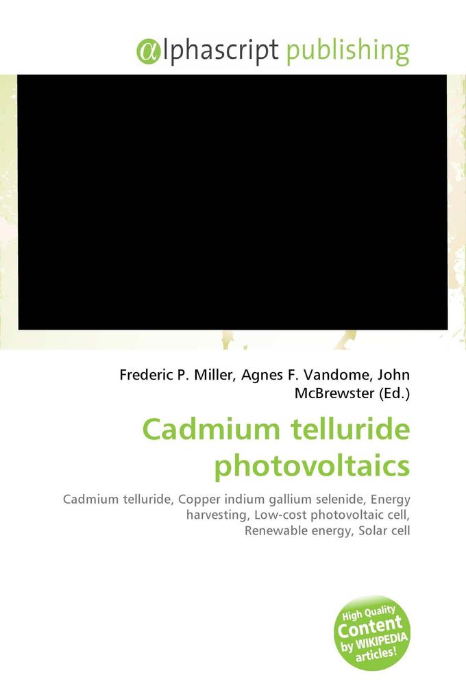 Cadmium telluride photovoltaics