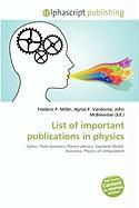 List of important publications in physics