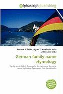 German family name etymology