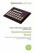 Greatest Common Divisor