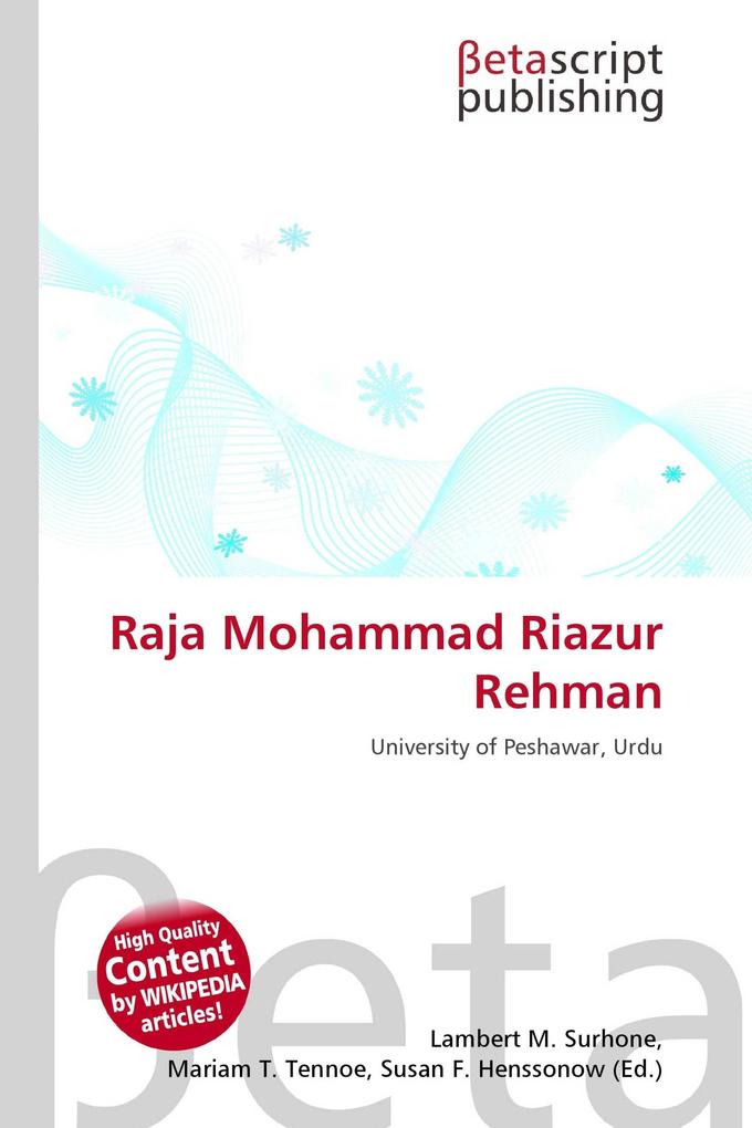 Raja Mohammad Riazur Rehman