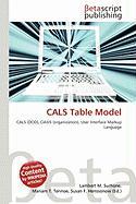 CALS Table Model