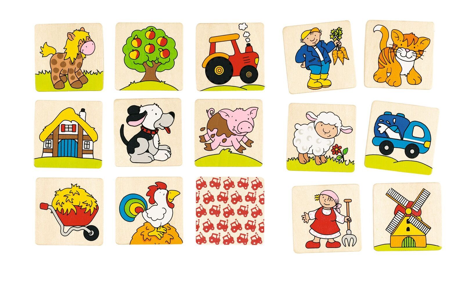 Memospiel Bauernhof (Kinderspiel)