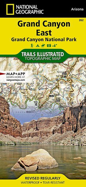 Grand Canyon East Map [Grand Canyon National Park]