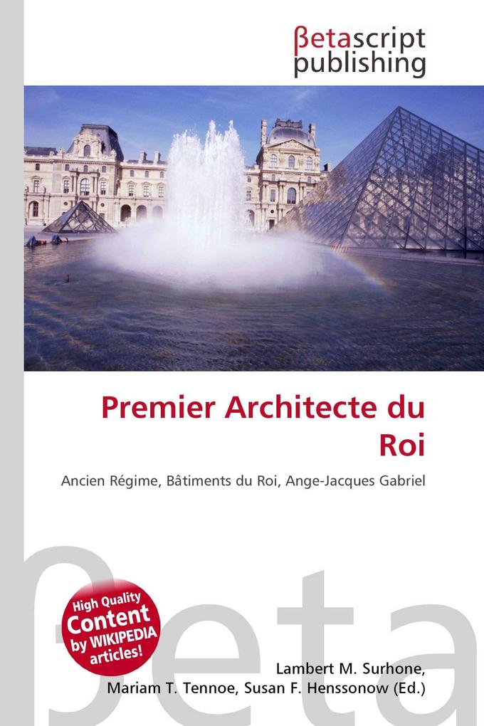 Premier Architecte du Roi