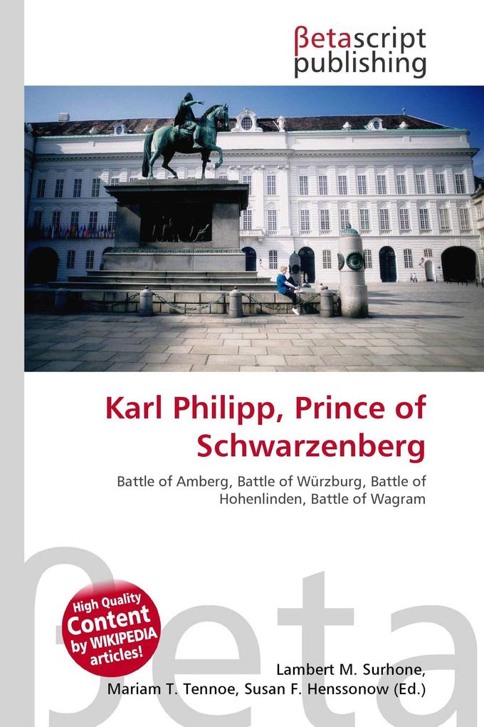 Karl Philipp Prince of Schwarzenberg