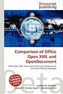 Comparison of Office Open XML and OpenDocument