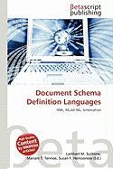 Document Schema Definition Languages