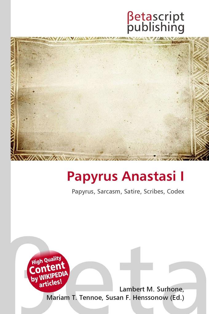 Papyrus Anastasi I