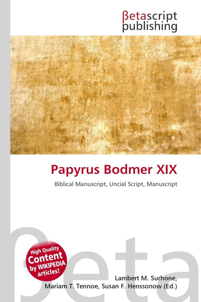 Papyrus Bodmer XIX