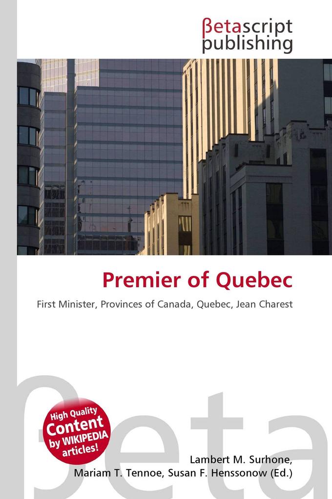 Premier of Quebec