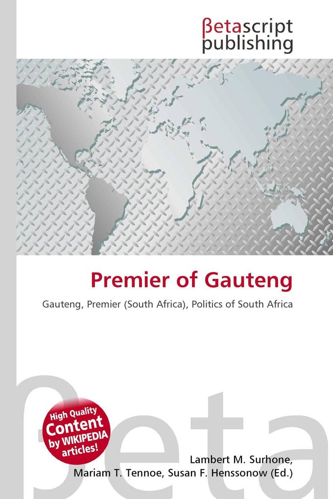 Premier of Gauteng
