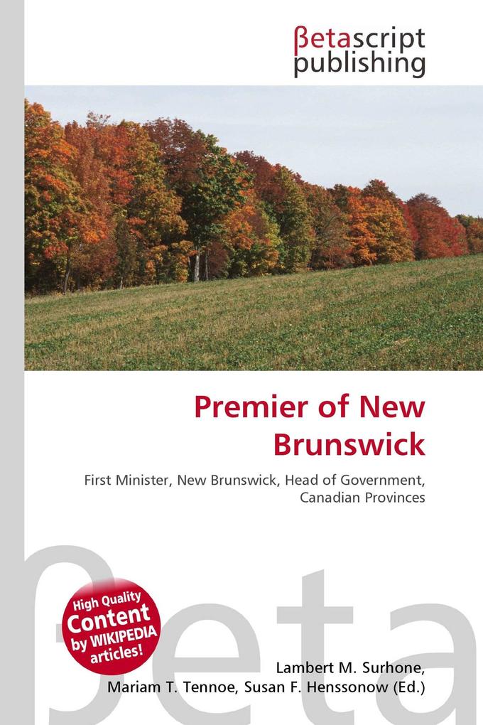 Premier of New Brunswick