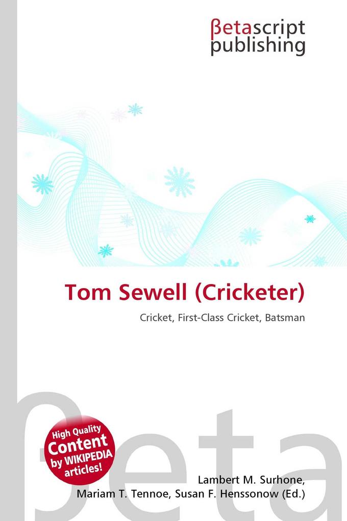 Tom Sewell (Cricketer)