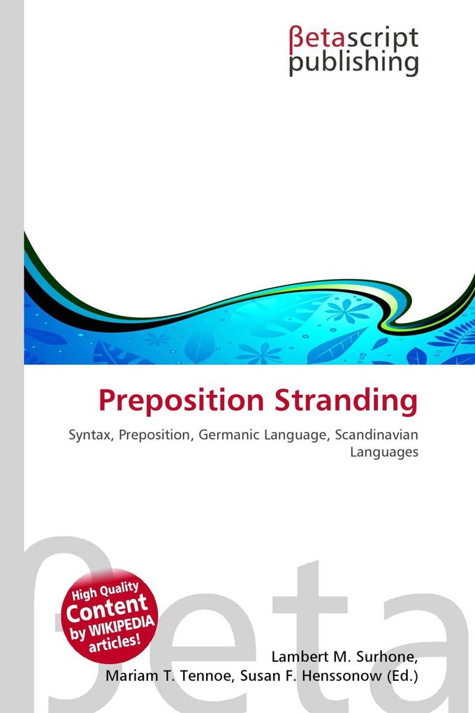 Preposition Stranding