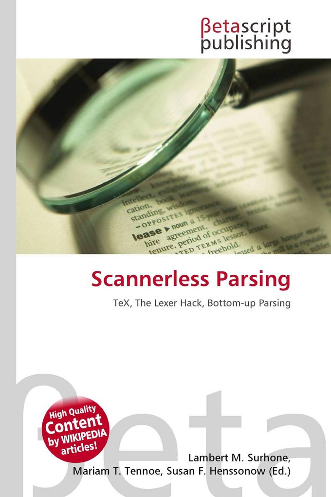 Scannerless Parsing