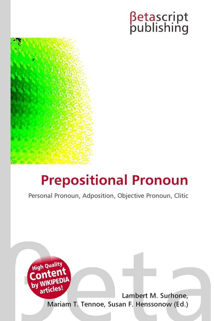 Prepositional Pronoun