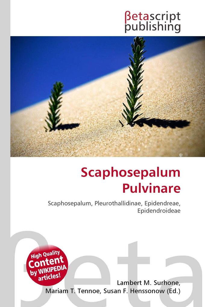 Scaphosepalum Pulvinare