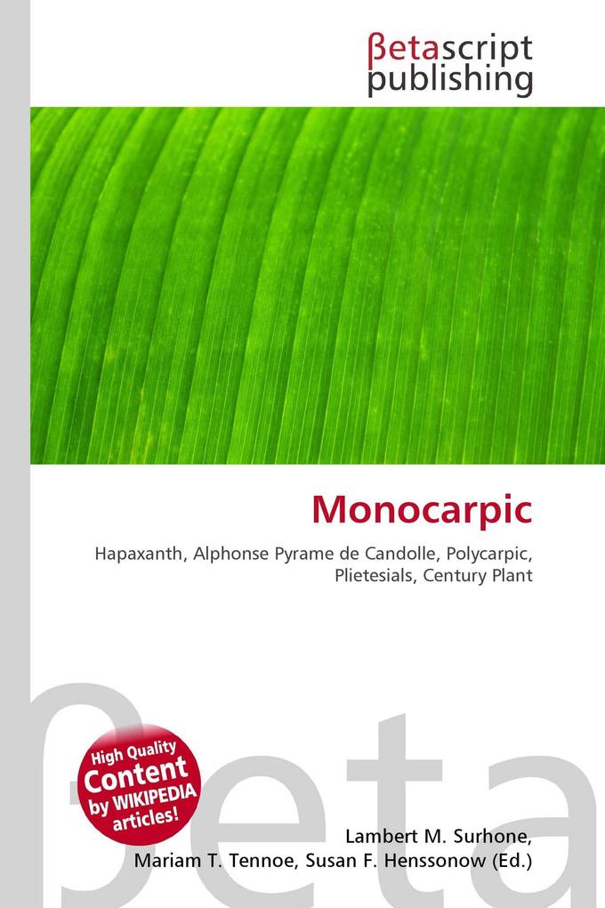 Monocarpic