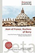Joan of France Duchess of Berry