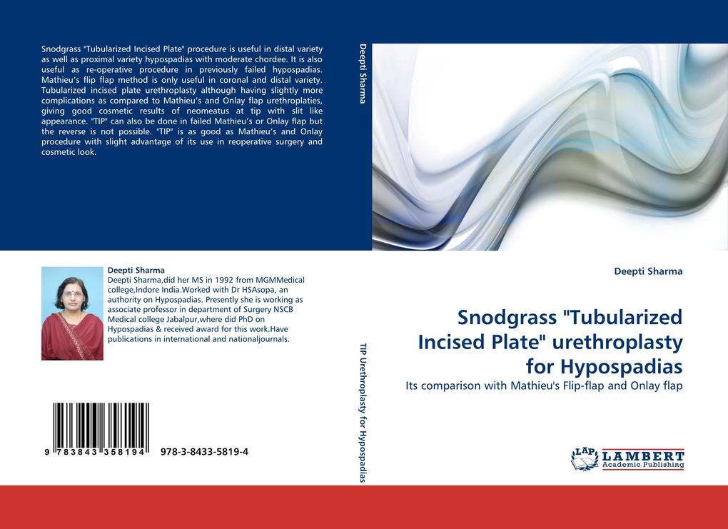 Snodgrass 'Tubularized Incised Plate' urethroplasty for Hypospadias