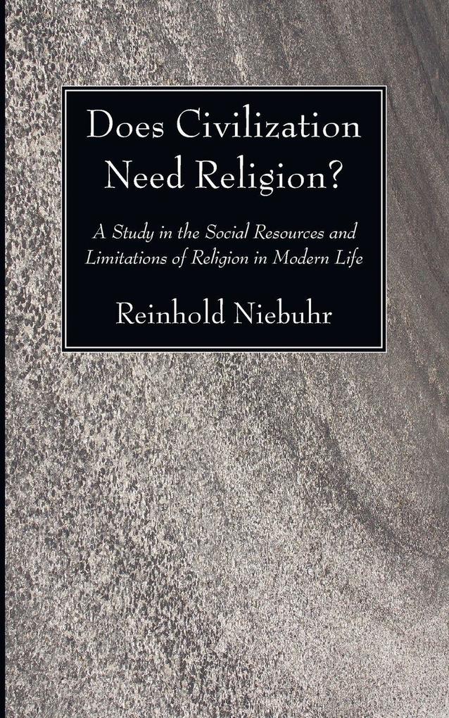 Does Civilization Need Religion?