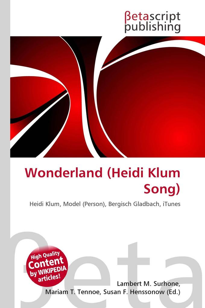 Wonderland (Heidi Klum Song)