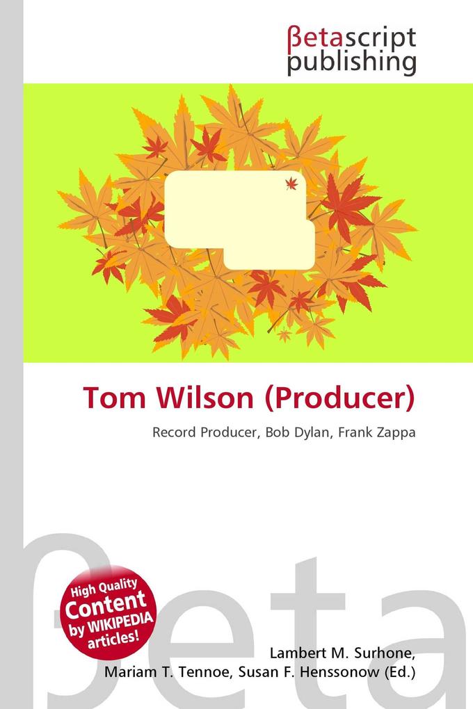 Tom Wilson (Producer)