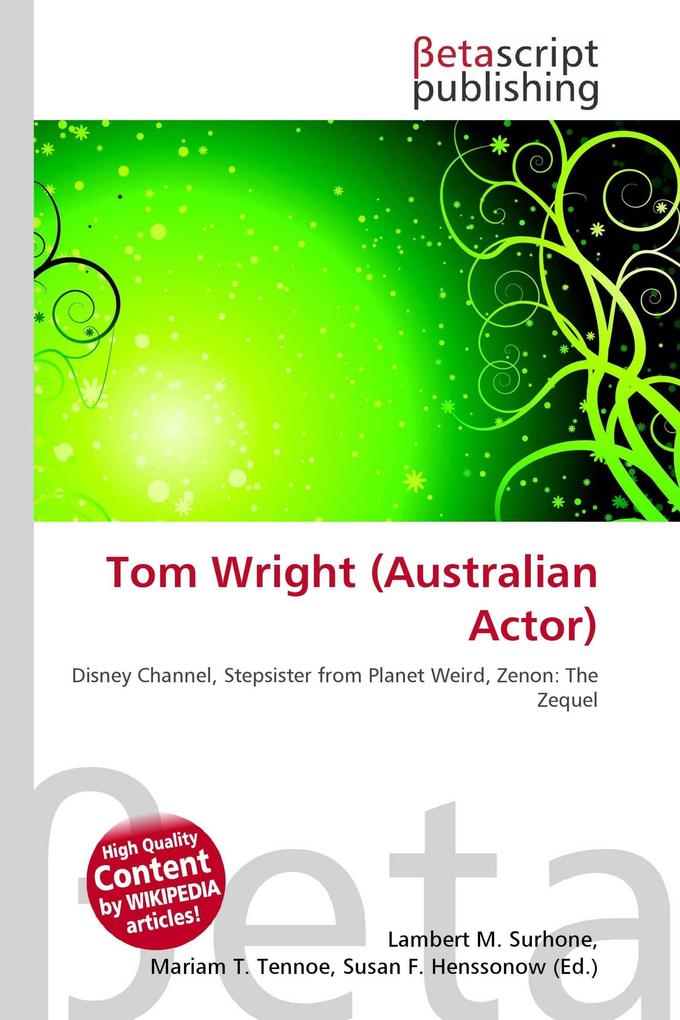 Tom Wright (Australian Actor)