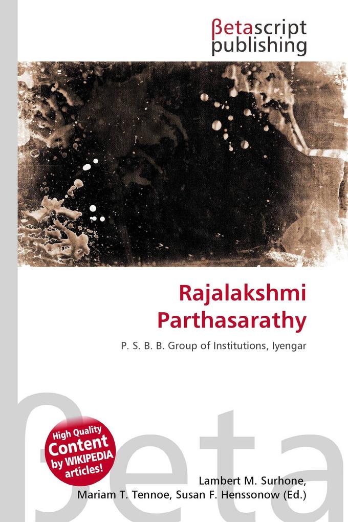 Rajalakshmi Parthasarathy