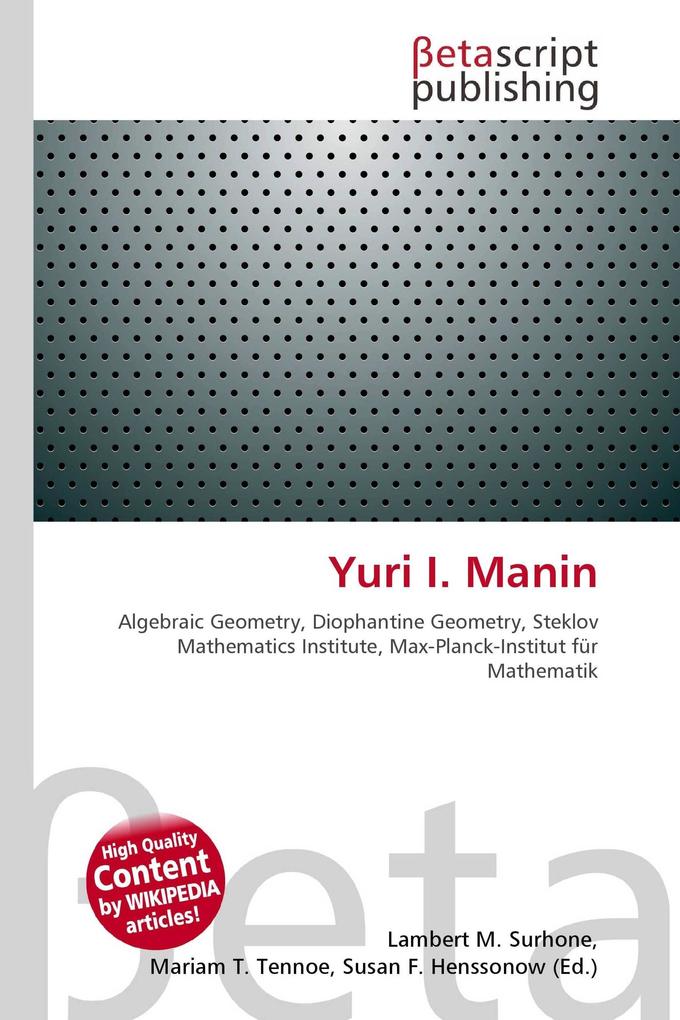 Yuri I. Manin