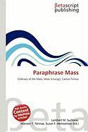 Paraphrase Mass